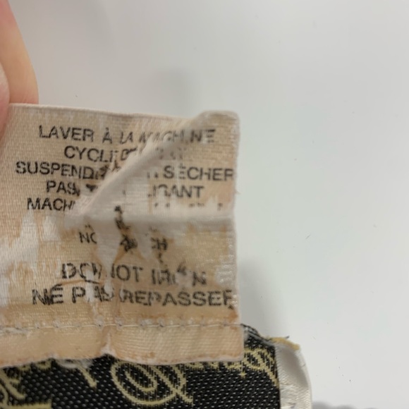 Fred David Women’s Sleeveless Blouse Navy w/White Polka Dots Sz Medium T2 - Picture 5 of 5